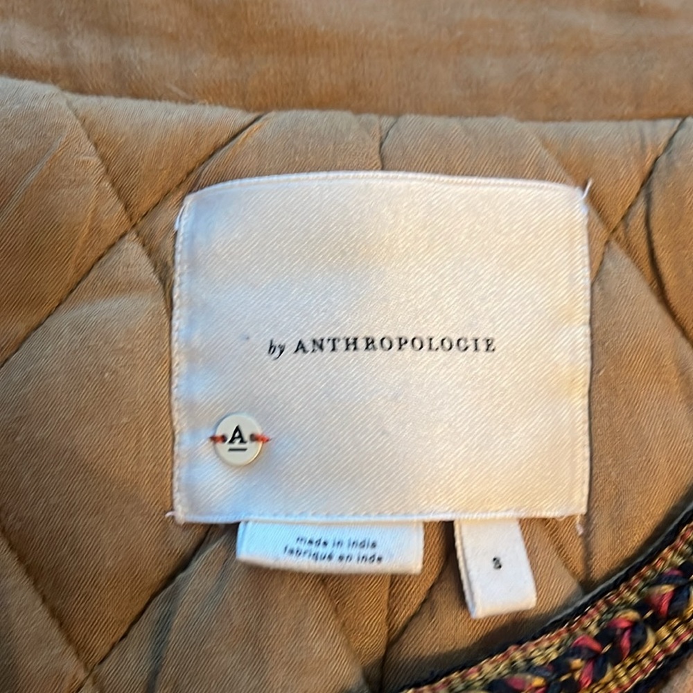 ANTHROPOLOGIE NEEDLEPOINT BOMBER JACKET - Picture 8 of 14